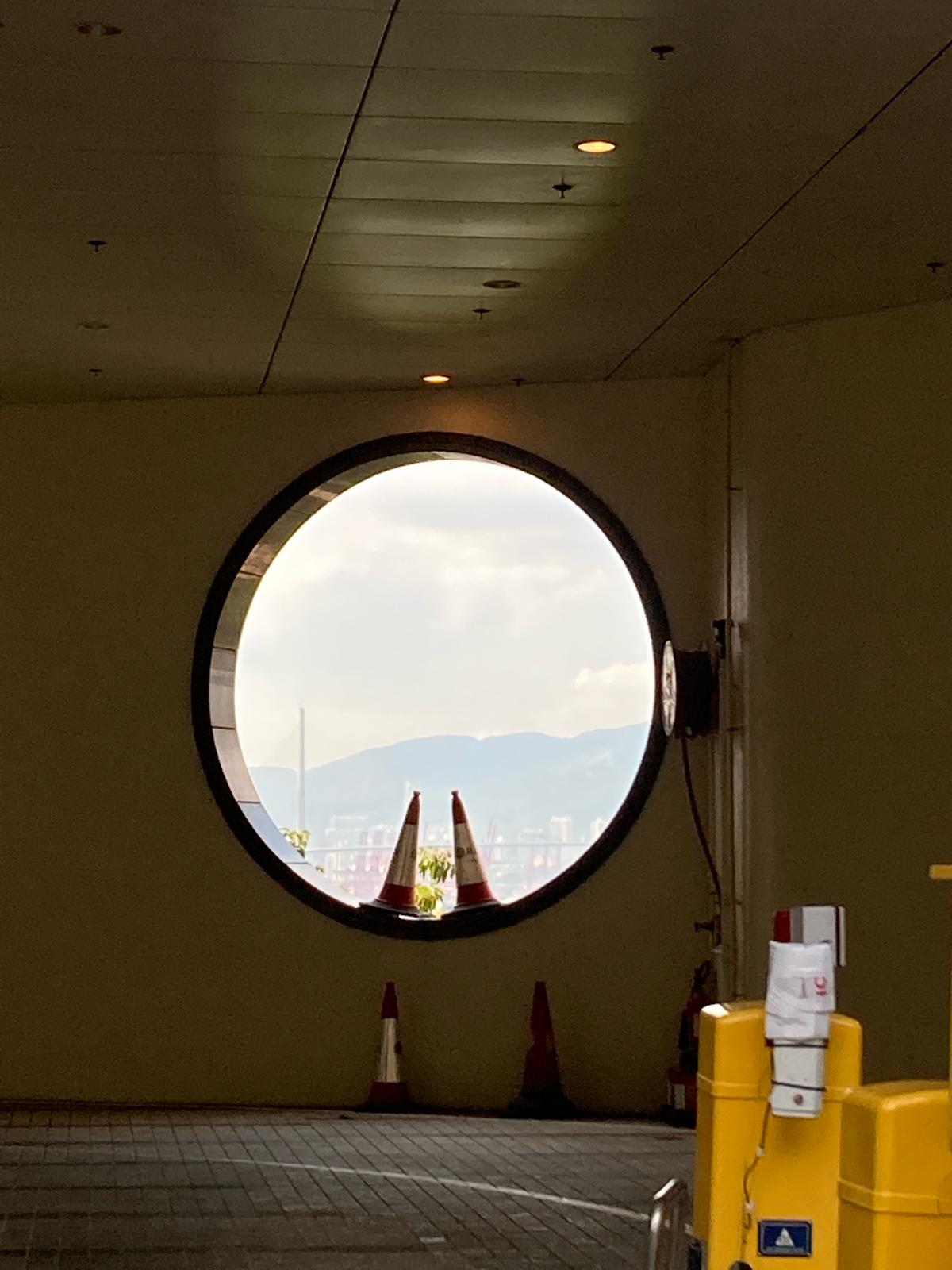 Photo by Vanessa Yeung: Traffic cones in Kennedy Town